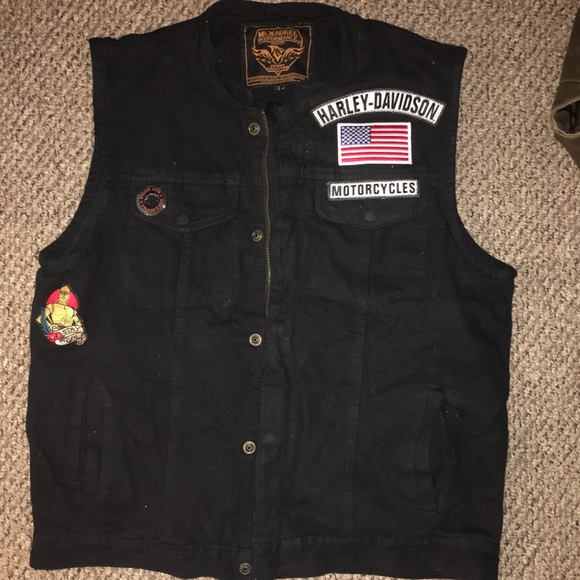 milwaukee denim vest for men